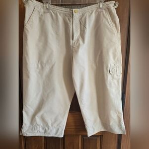 Columbia Womens Khaki Cargo Capri